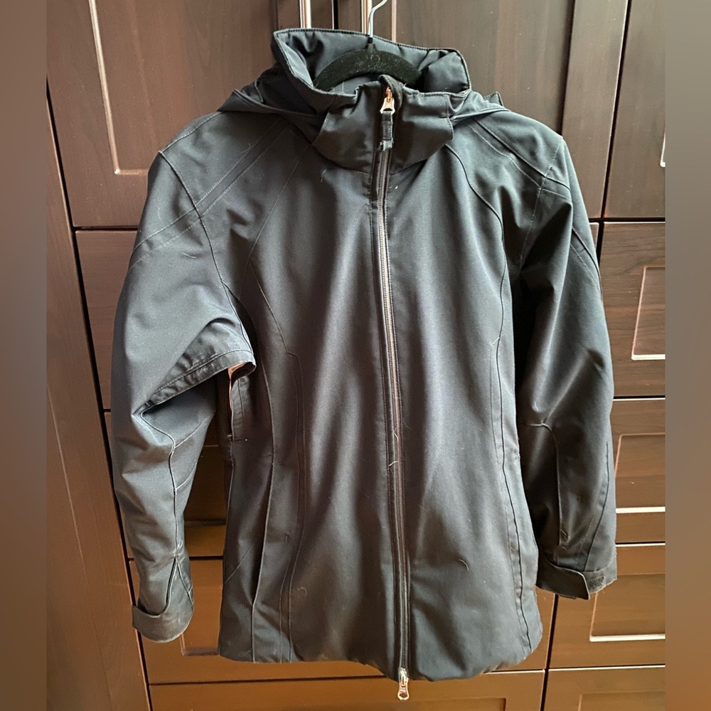 EUC Karbon Girls size 12 black ski jacket